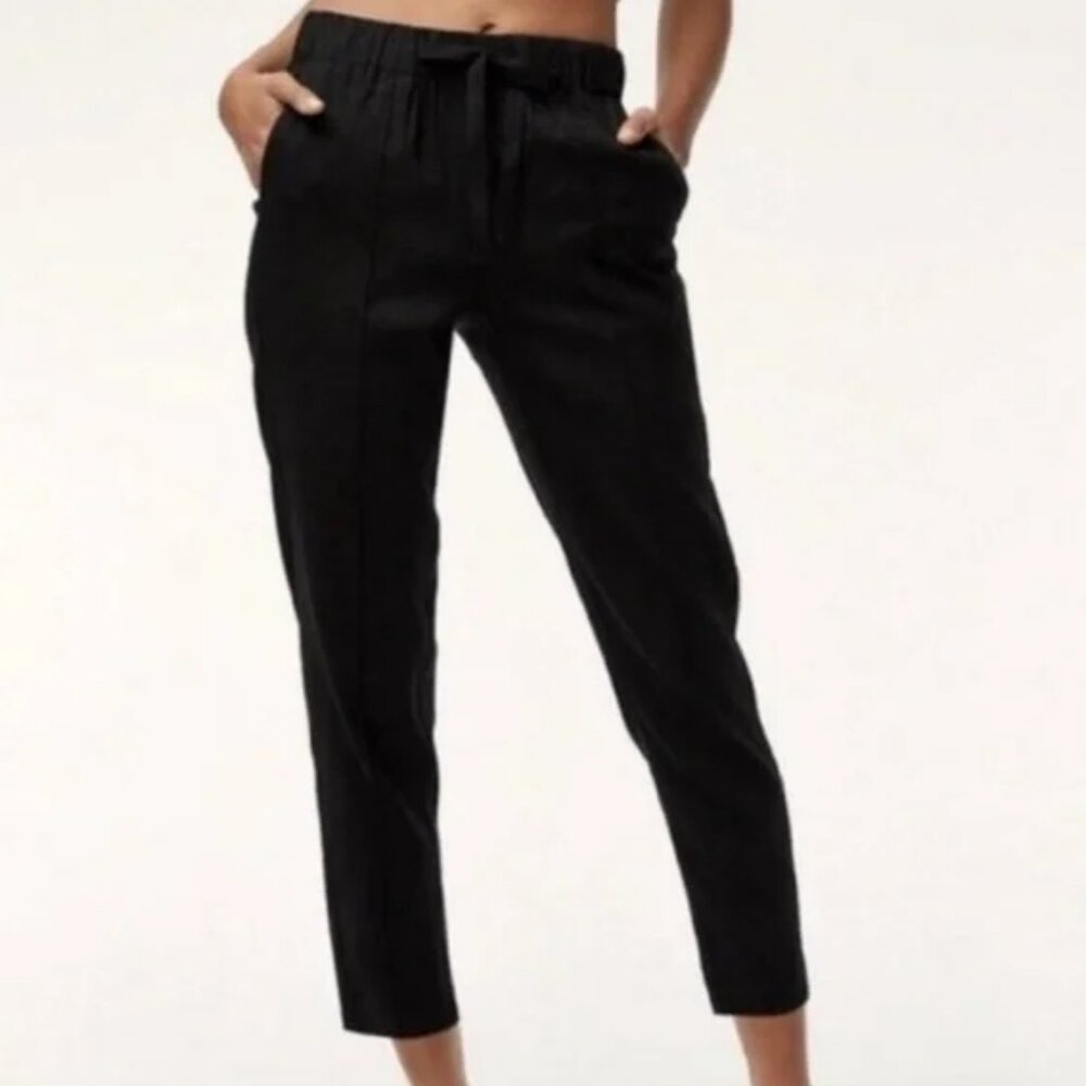 Aritzia Babaton Errol Linen Blend Pants, Medium